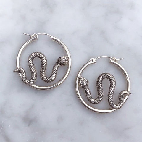 Twin Snakes Earrings