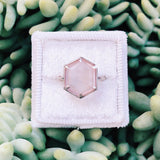 Sterling Silver + Rose Quartz Malibu Ring