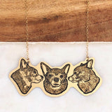 Custom Pet Portrait Necklace [As seen in the LA Times Holiday Gift Guide]