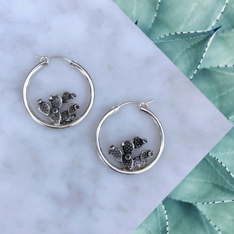 Bloomin' Cactus Earrings