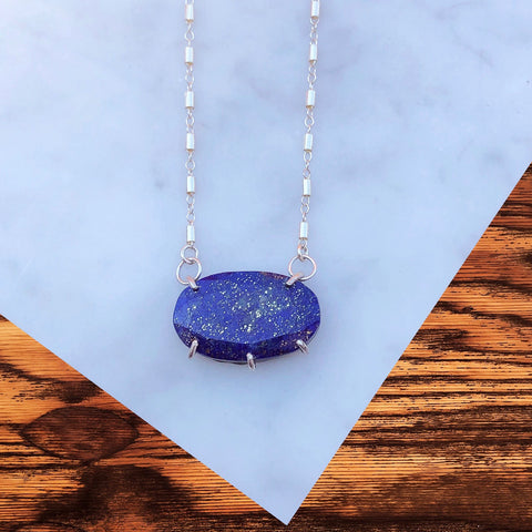 Lapis Lazuli Necklace [Starry Night]