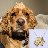 Custom Pet Portrait Necklace [As seen in the LA Times Holiday Gift Guide]