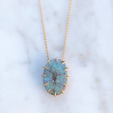 Australian Boulder Opal Necklace [Sun Ray]