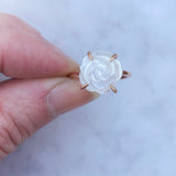 Mother of Pearl [Hand-Carved Rose]