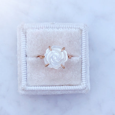 Mother of Pearl [Hand-Carved Rose]