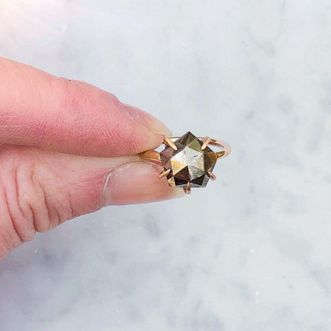 Pyrite Ring [Rose Cut]