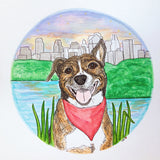 Pet Portrait [Custom Scenic Background]