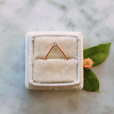 Apex Opal Stacking Ring