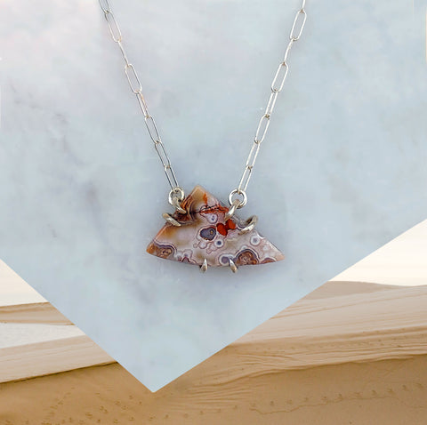 Mexican Lace Agate Necklace