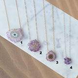 Uruguayan Amethyst Slice Necklace