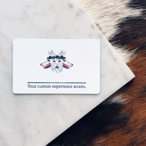 Custom Gift Card Pet Portraits Holiday 2022