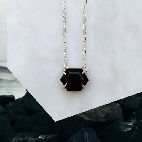 Black Onyx Necklace [Lion's Gate Portal]