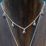 Pisces New Moon Stacking Necklace Duo